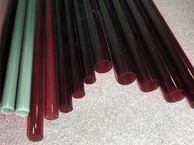 红色石英管和其他颜色石英管